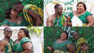 Groom and his plus-size bride’s stunning wedding snaps go viral