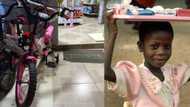 Ghanaian girl saves over 1 year to buy herself bicycle on 8th birthday