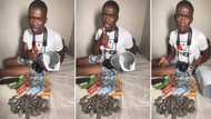 Young man shows off huge savings from hustling as a photographer in viral TikTok video, Mzansi very proud