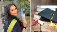 SA stunner celebrates graduation with breathtaking photos and witty caption: “Funny and educated”