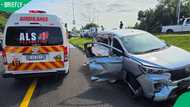 Fiery Durban M4 crash leaves one woman dead and nine injured after bakkie overturns on highway