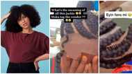 Lady left speechless after receiving R1k braided wig she bought online, shares video