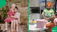 "What a beautiful gesture": Domestic worker gets birthday gifts from family's children, SA moved