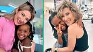 White mother braids black daughter's hair, result wows Mzansi