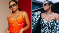 DJ Zinhle dons a swimsuit while on vacation with hubby, receives mixed reactions from netizens