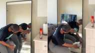 Woman's TikTok video trying to brag about cheap mirror leaves SA distracted thanks to her looks