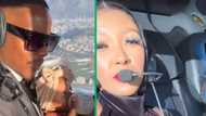 Dad balances baby and bae on a chopper ride that went viral on TikTok