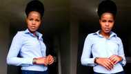 "Here's to growth": SA lady celebrates 1st day on job with fiery snaps