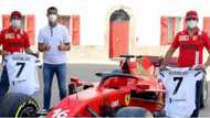 Cristiano Ronaldo spotted hanging with Juve president at Ferrari's Formula 1 headquarters