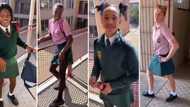 "This is hilarious": Viral video of schoolboys wearing skirts to school on Women's Day had Mzansi busting