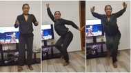 Young lady shows off acrobatic native dance steps in front of television, video goes viral