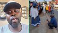 South African man's epic marriage proposal with family steals hearts nationwide