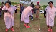 Drip gogo's fire dance moves go viral and have peeps applauding her skills at groove