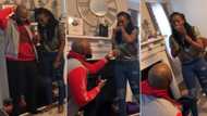 Man uses quiz to propose to girlfriend in viral clip, SA gets the butterflies: "Beautiful"