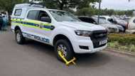 Clamped: Boys in blue have their van 'arrested', Mzansi reeling from hilarity