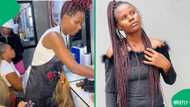 "Buy a hairpiece stand": Braider stunned by client refusing to help hold hair fibre, SA advises