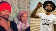 SK Khoza surprises his beautiful fiancée to make her day brighter