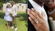 Halala: Stunning young couple ties the knot, Mzansi pours in congratulations