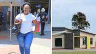 Pretoria woman builds shack version of her dream house, Mzansi peeps applaud her impressive structure