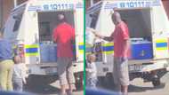 Off-duty cop caught on camera using SAPS van for grocery shopping, sparking debate on misuse of resources