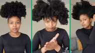 SA woman with healthy 4C afro shares tips to growing coils, video gets 536k views