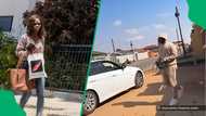 "These things happen": A woman gripped by fear when a car stops near her throws her bag away