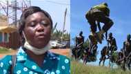 Mother's love: Blind woman walks 10km to cheer on son undergoing recruitment