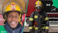 "Why am I smiling": Gauteng firefighter has SA ladies swooning over his adorable content