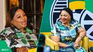 SONA 2025 fashion: Nomvula Mokonyane's figure-hugging outfit wows Mzansi