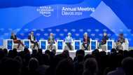 Davos free-trade champions fret over war, climate