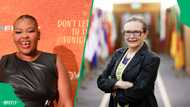 Mzansi reacts to Helen Zille's "fight" with Anele Mdoda on air: "It was heated for sure"