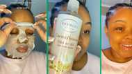 Durban woman plugs Mzansi ladies on how to achieve flawless face glow for less than R100 in TikTok video