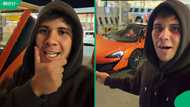 "Costs the same as normal car": SA gent fills Up 6 Metre McLaren in TikTok clip, Mzansi has thoughts