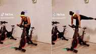 Woman's intense workout in hilarious TikTok has Mzansi wondering if she is preparing for war, "Training yomMkhonto weSizwe"