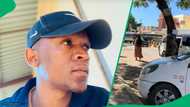 South African truck driver walks in Zimbabwe's 2nd biggest city Bulawayo in video