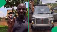"No one believed me": Ugandan man sells his pricey Mercedes, builds electric car from scratch