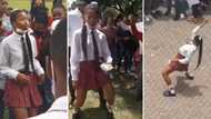 Video of talented schoolgirl dancing with great energy wows Mzansi, clip goes viral with over 1.2m views