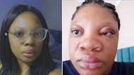 Mixed reactions trail before and after pics of a pregnant lady, 1 peep react: "Looks like a medical condition"