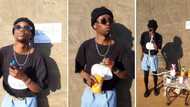 Inventive man creates his own Mpumalanga Konka vibe, Mzansi stans the creativity: " I'm coming"
