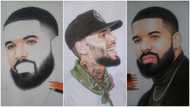 Young artist draws Drake and Chris Brown with pencils, result is amazing