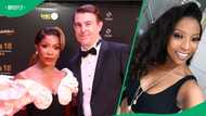 "Heartwarming moment": Pearl Modiadie's rare son photos leaves SA in awe