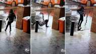 Man falling with booze bottles protects them at all costs, Mzansi peeps bust: "Didn't get a single scratch"