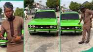 Man brings out old Lada car that is still functional, it looks new after refurbishing