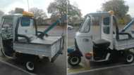 “Tok tok”: Mzansi hilariously reacts to pics of a mini tow truck vehicle