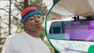 "You just blew his cover": SA reacts to dad's pimped Mercedes with multiple cameras