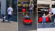 Dedicated father buys toddler a mini BMW, organizes a big reveal at the dealership: Cute clip melts hearts