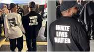 Kanye West parades white lives matter t-shirt design at Yeezy fashion show causing furious uproar