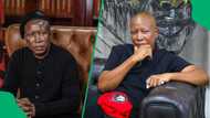 Photo of Julius Malema and his wife goes viral amid divorce rumours