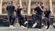 TikTok video of mlungu twin dancers rocking amapiano moves to 'Mnike' earns South Africans' respect: "Yall ate that"