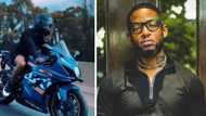 Prince Kaybee shows off his super bike: Mzansi impressed : "Ken Block died, we need our South African version"